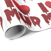 Papier Cadeau I Coeur (Amour) Boue (Coin rond)