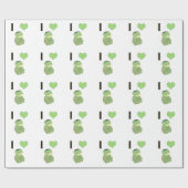 Papier Cadeau I Heart Kappa (Plat)