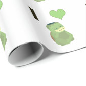 Papier Cadeau I Heart Kappa (Coin rond)
