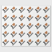 Papier Cadeau I Heart Sharts (Plat)