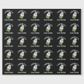Papier Cadeau I Herb It's Pun Thyme Funny Food Herb Pun Dark BG (Plat)