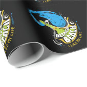 Papier Cadeau "I like My life" Hermosa Beach Wrapping Paper (Coin rond)