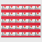 Papier Cadeau I Love Bingo (Plat)