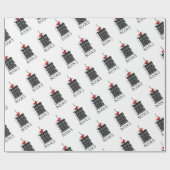 Papier Cadeau "I Love Books" (Plat)