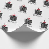 Papier Cadeau "I Love Books" (Coin)