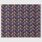 Papier Cadeau I Love Corgis Christmas Sweater Wrapper Papier (Plat)