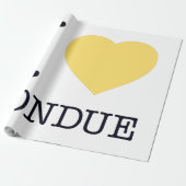 PAPIER CADEAU I LOVE FONDUE (Déroulé)
