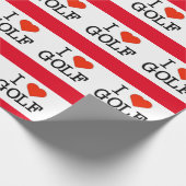 Papier Cadeau I Love Golf (Coin)
