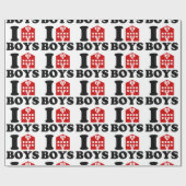 Papier Cadeau I Love Hotel Boys (Plat)