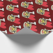 Papier Cadeau I Love Leopard Geckos (Coin)