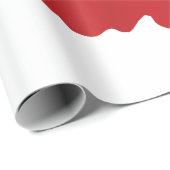 Papier Cadeau I love My Ohio Home Script Ohio (Coin rond)