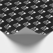 Papier Cadeau I Love Pixels, design geek, art des pixels (Coin)