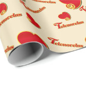 Papier Cadeau I Love Telenovelas (Coin rond)