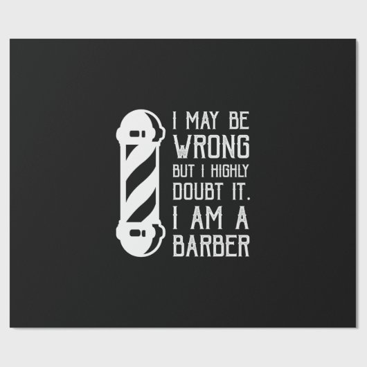 Papier Cadeau i may be wrong (Plat)