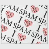 Papier Cadeau I Spam de coeur (Plat)