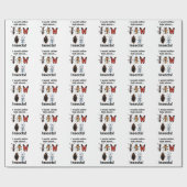 Papier Cadeau I Would Rather Talk About Insects Entomologists (Plat)