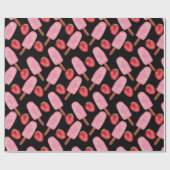 Papier Cadeau Ice cream pattern | Lollies pattern | lollipop 13 (Plat)