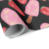 Papier Cadeau Ice cream pattern | Lollies pattern | lollipop 13 (Coin rond)