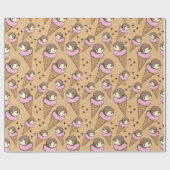 Papier Cadeau Ice cream pattern | Lollies pattern | lollipop 27 (Plat)