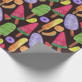 Papier Cadeau Ice cream pattern | Lollies pattern | lollipop 4 (Coin)