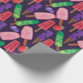 Papier Cadeau Ice cream pattern | Lollies pattern | lollipop 6 (Coin)