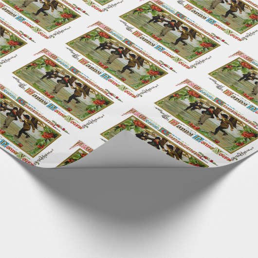 Papier Cadeau Iceskating (Coin)