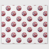 Papier Cadeau Icône américaine de drapeau des Etats-Unis de (Plat)