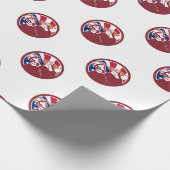 Papier Cadeau Icône américaine de drapeau des Etats-Unis de (Coin)