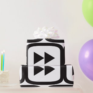 Papier Cadeau Icône Avancer Rapide