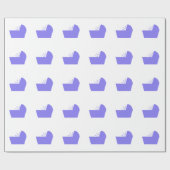 Papier Cadeau Icône de huche de bébé (Plat)