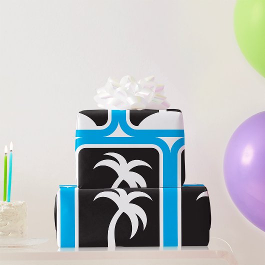 Papier Cadeau Icône de palmier