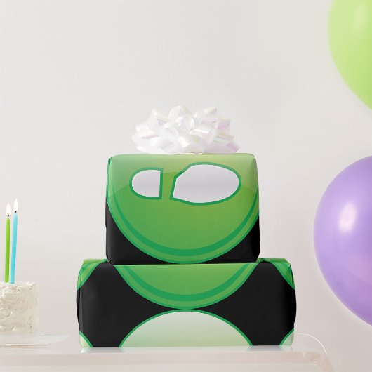 Papier Cadeau Icône d'Empreinte Verte Éco-responsable