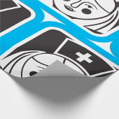 Papier Cadeau Icône d'infirmière
