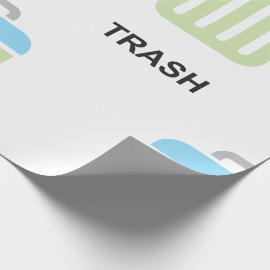 Papier Cadeau Icône d'ordures (Coin)
