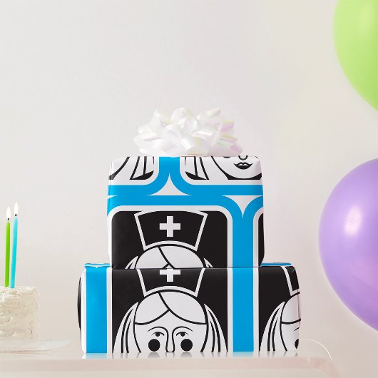 Papier Cadeau Icône infirmière