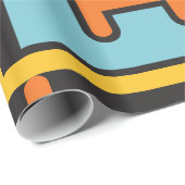 Papier Cadeau Icône Piscine (Coin rond)