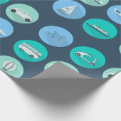 Papier Cadeau Icônes de transport