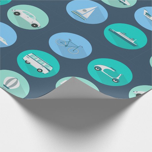 Papier Cadeau Icônes de transport