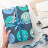 Papier Cadeau Icônes de transport