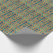 Papier Cadeau Icônes D'OR Papier de recouvrement MOSAIC (Coin)