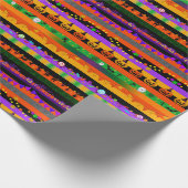 Papier Cadeau Icônes triées d'Halloween (Coin)