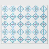 Papier Cadeau Icy Blue Snowflake Thunder_Cove (Plat)