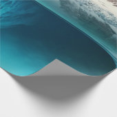 Papier Cadeau Icy Mountain View (Coin)