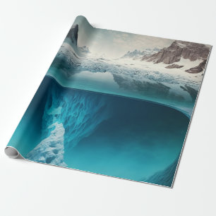 Papier Cadeau Icy Mountain View