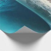 Papier Cadeau Icy Mountain View (Coin)