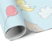 Papier Cadeau ID360 de l'ensemble mignon tiré à la main (Coin rond)