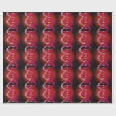 Papier Cadeau ID ADN Science Rouge (Plat)