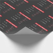 Papier Cadeau Idée de cadeau de professeur de mathématiques (Coin)