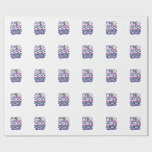 Papier Cadeau Idée de cadeau licorne basse drop typographie Des