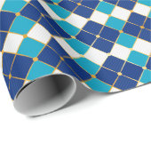 Papier Cadeau Idée fête des pères (Coin rond)